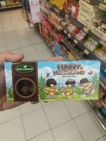Funny Mushrooms Mini Biscuits