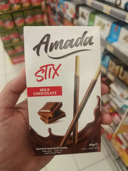 Biscuit Sticks Coated with Milk Chocolate